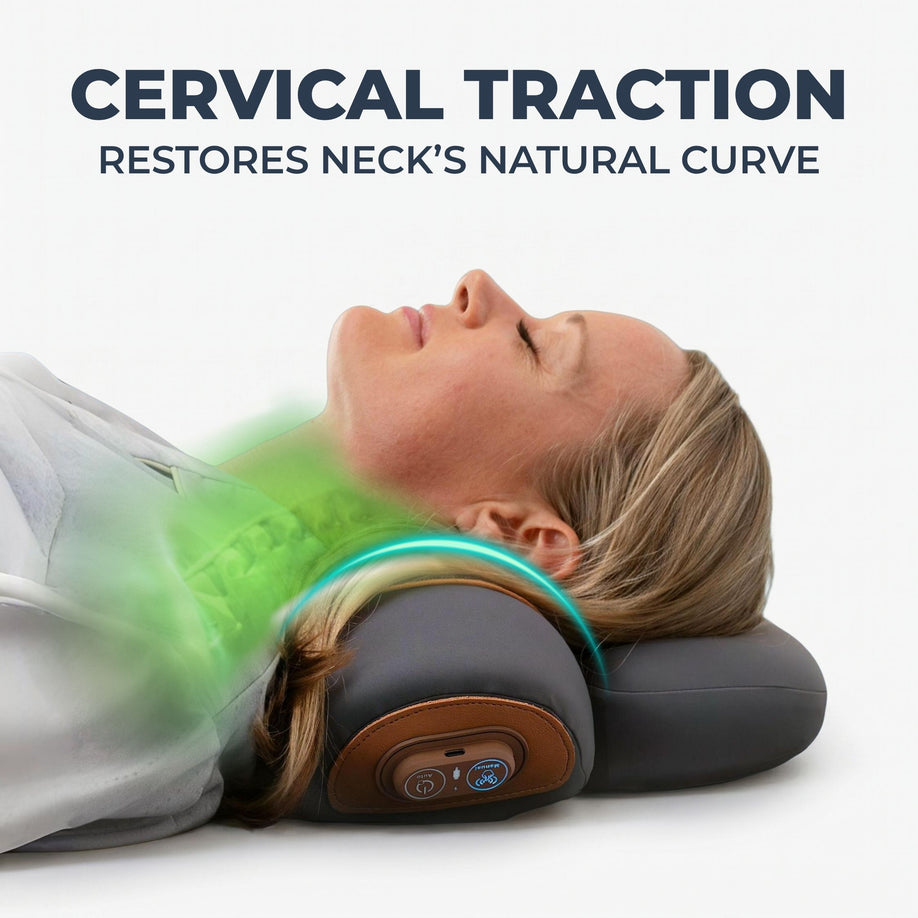 Carelixe™ Thera Pillow | 3-In-1 Neck Therapy Relief