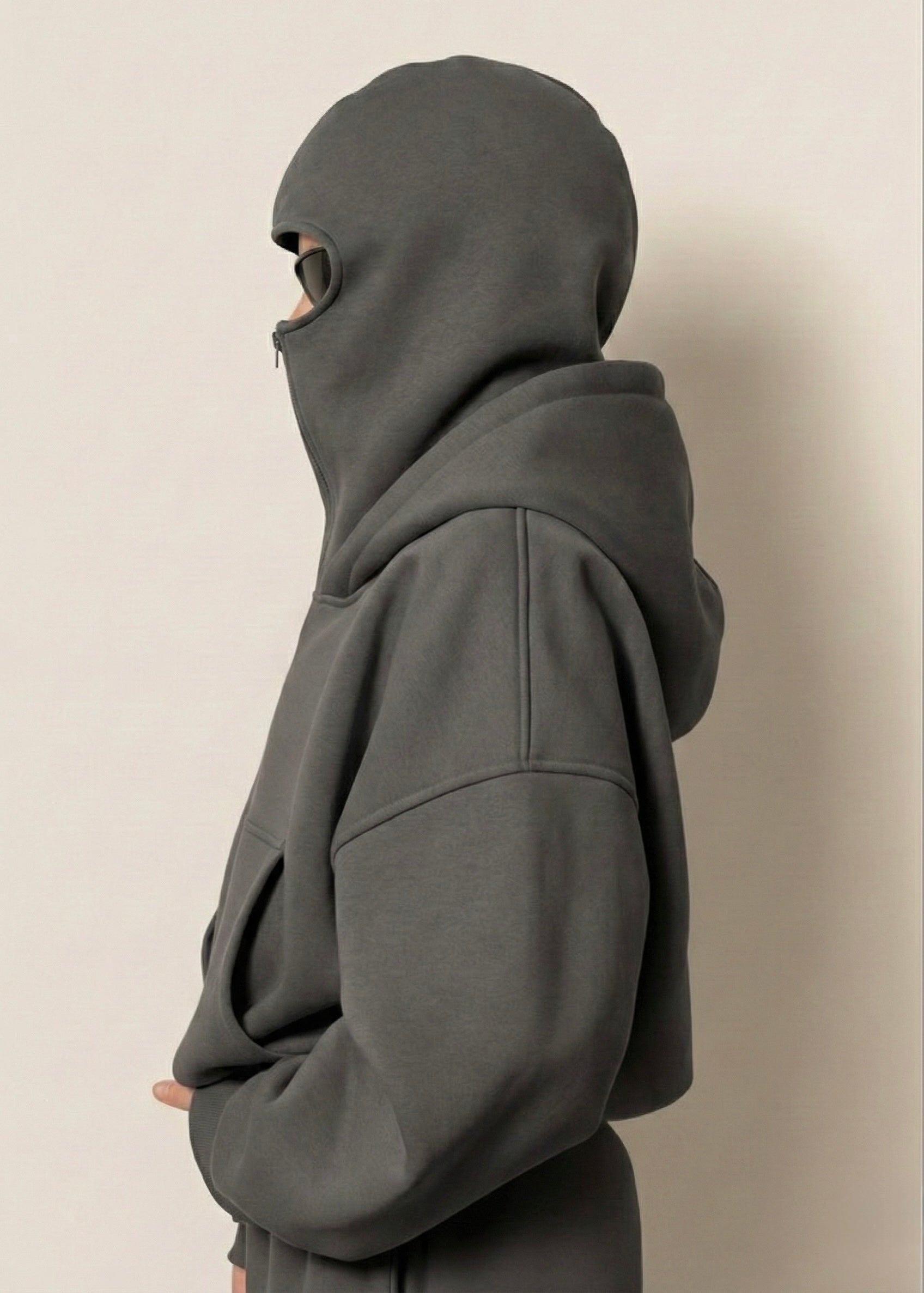 Nour Balaclava Zip-Up Hoodie 