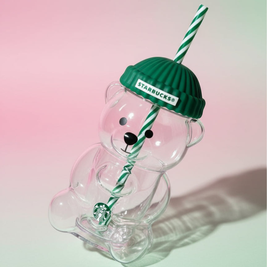 Teddy Bear Glass Cup