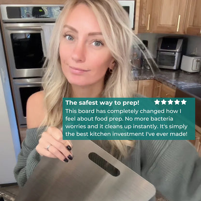 TitanPro™ Certified Pure Titanium Cutting Board