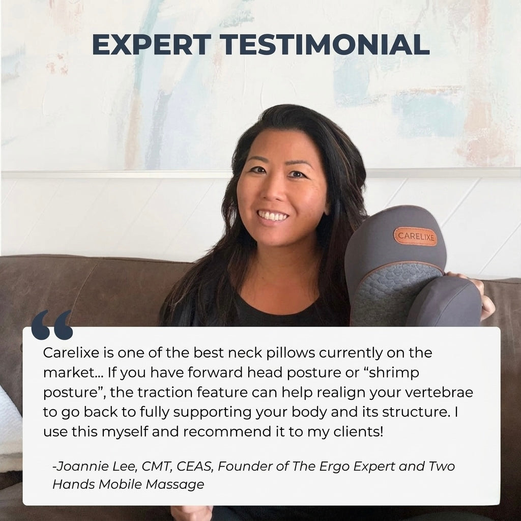 Carelixe™ Thera Pillow | 3-In-1 Neck Therapy Relief
