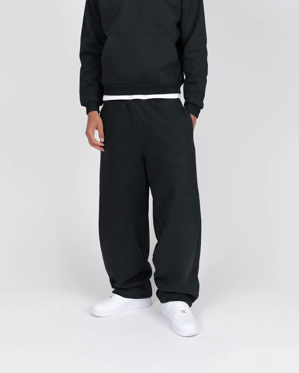 BAGGY SWEATPANTS - BLACK