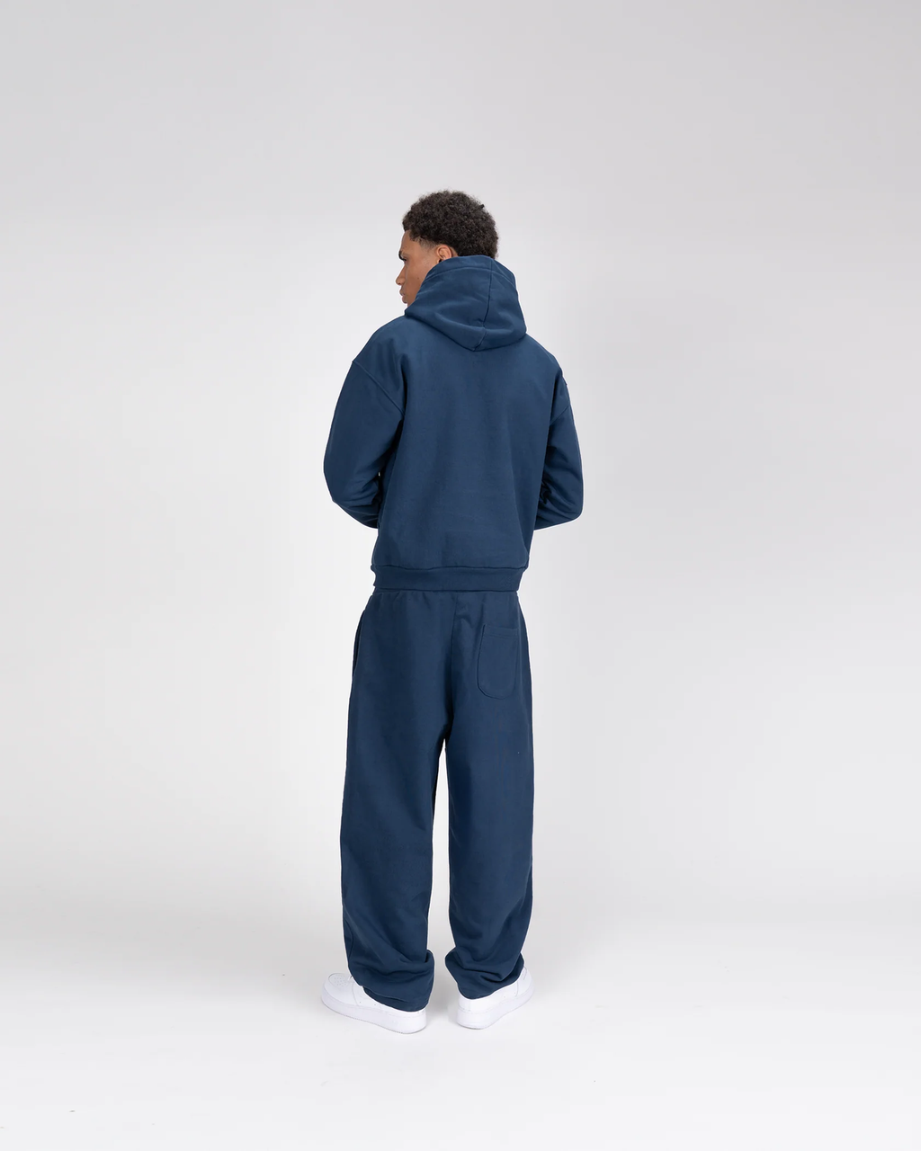 BAGGY SWEATPANTS - NAVY BLUE
