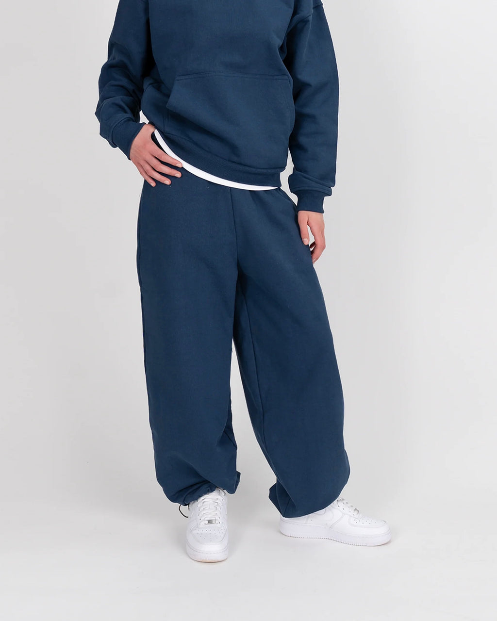 BAGGY SWEATPANTS - NAVY BLUE