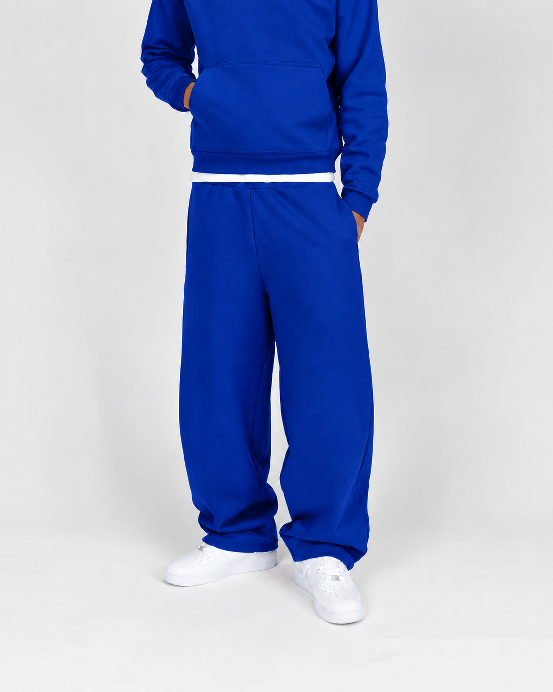 BAGGY SWEATPANTS - BLUE