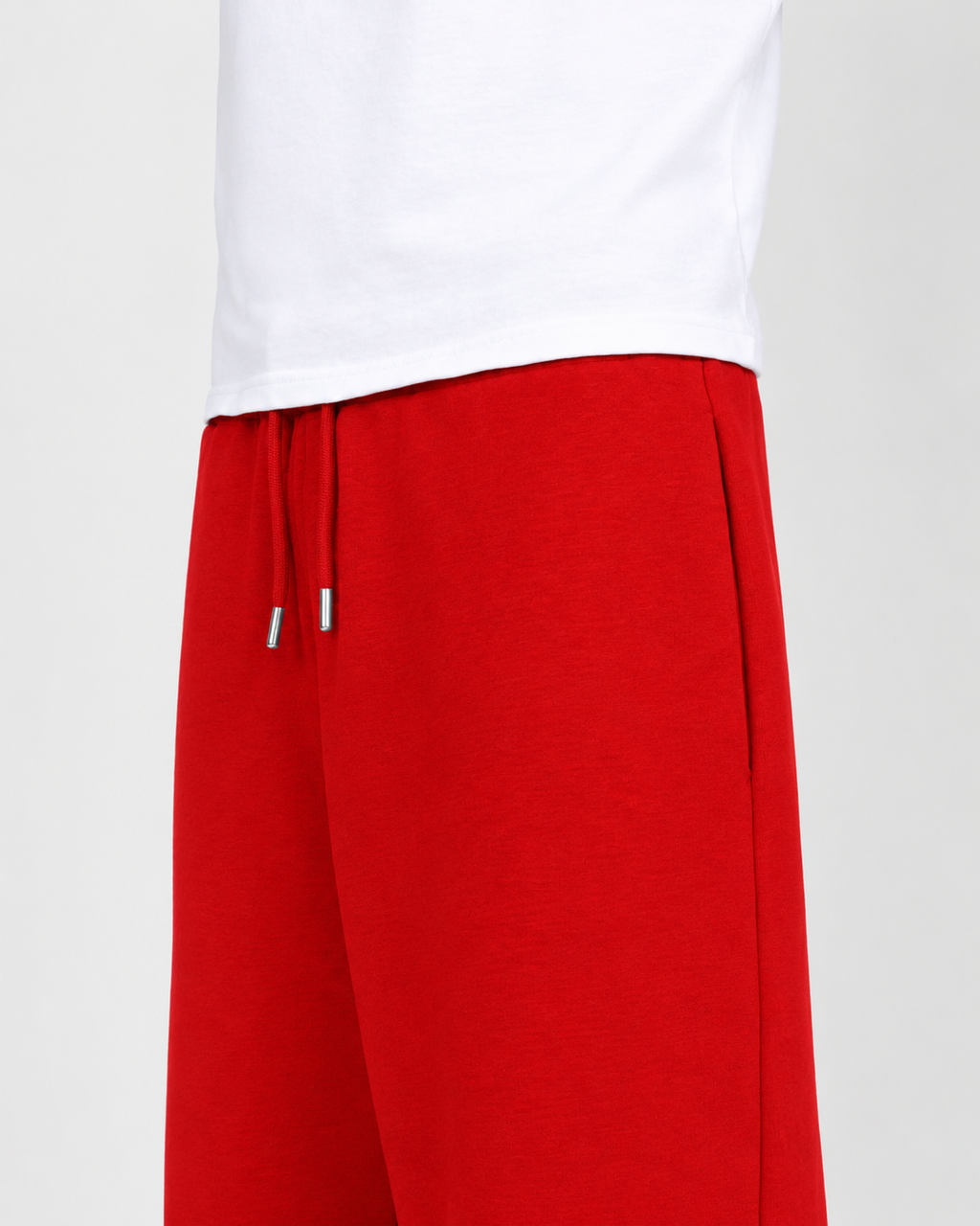 BAGGY SWEATPANTS - RED