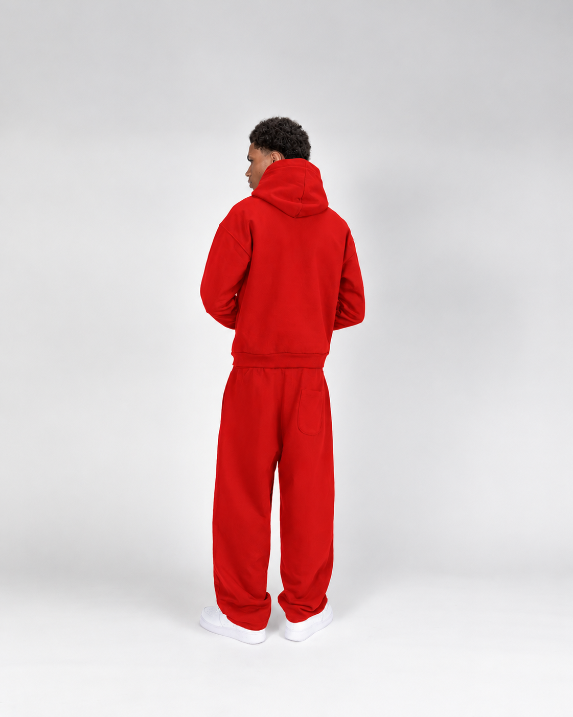 BAGGY SWEATPANTS - RED