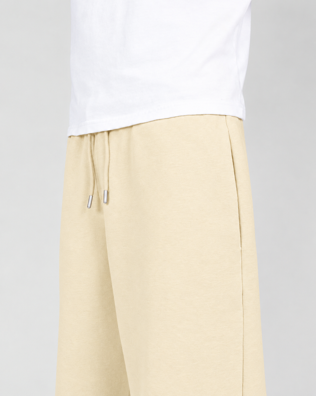 BAGGY SWEATPANTS - BEIGE