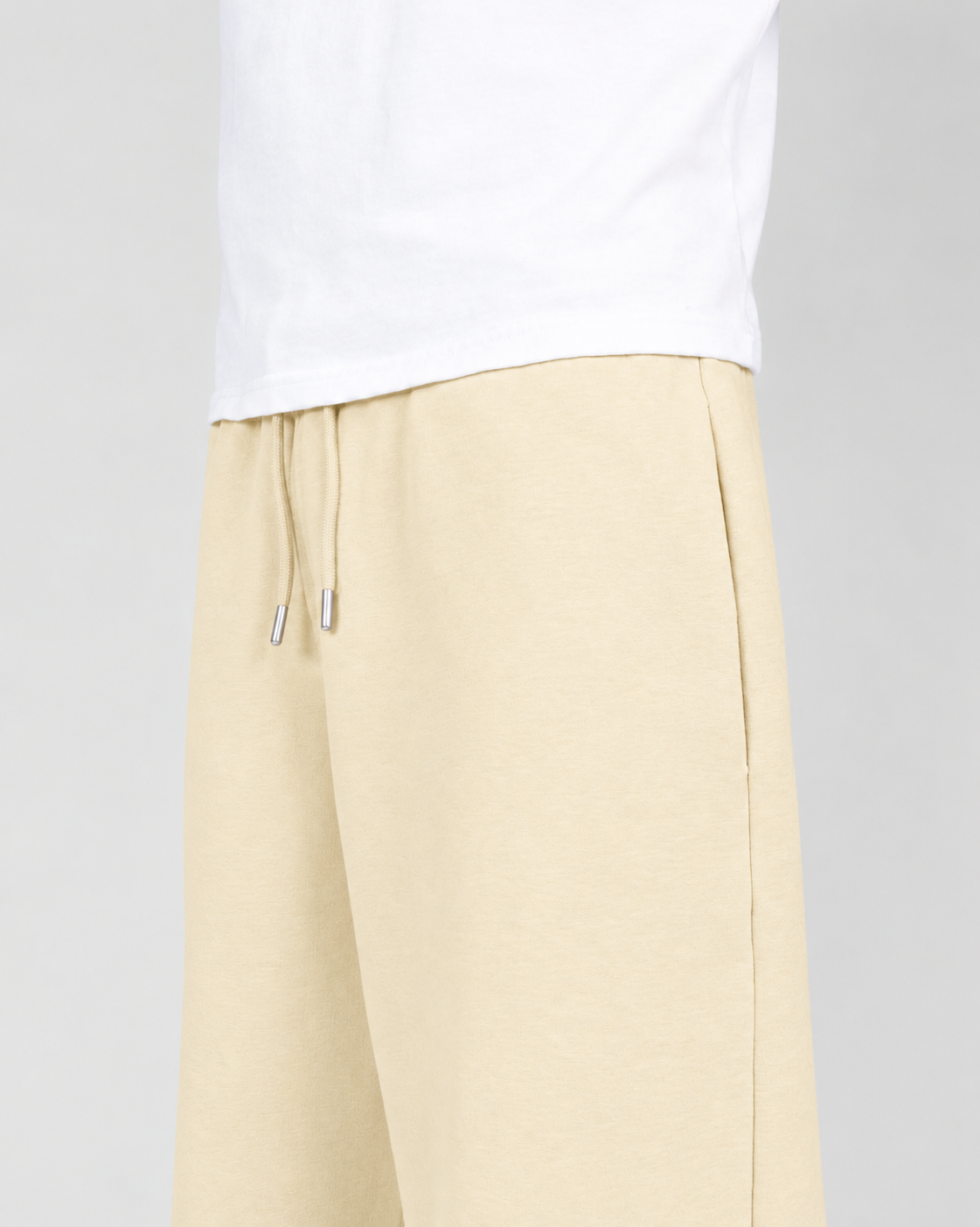 BAGGY SWEATPANTS - BEIGE