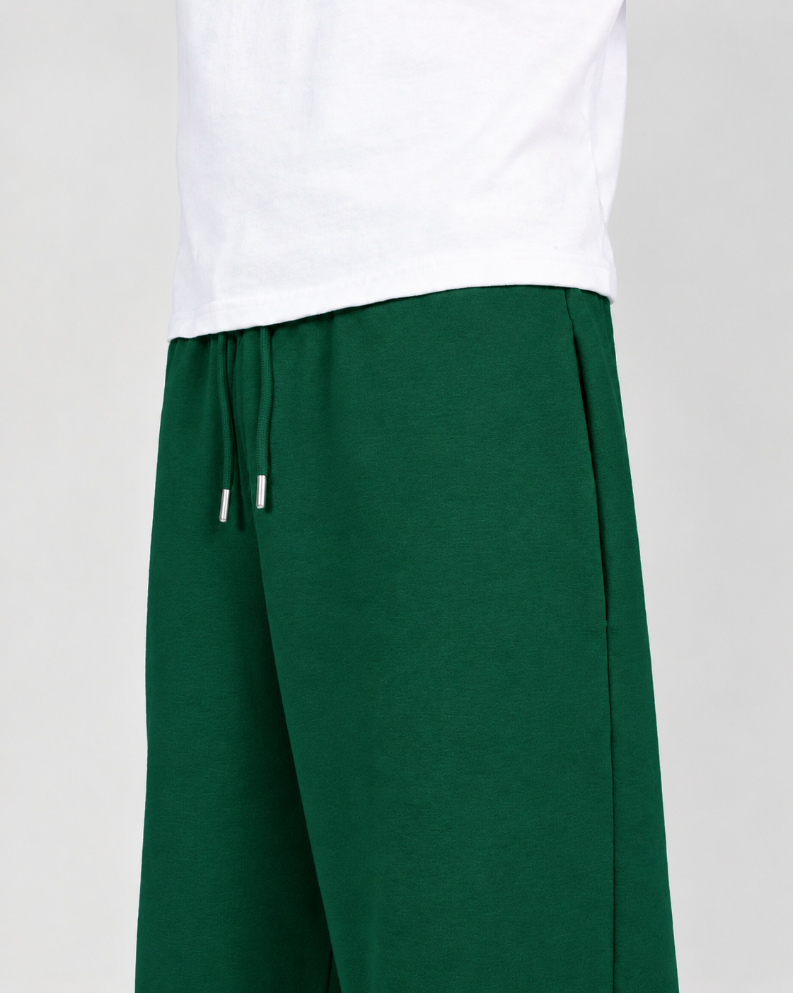 BAGGY SWEATPANTS - FOREST GREEN